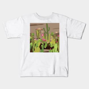 Cactus Variety 3 Kids T-Shirt